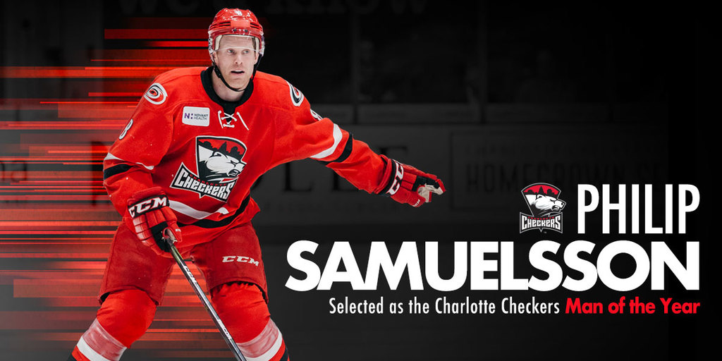 Philip Samuelsson Named Checkers' Man of the Year in the Community