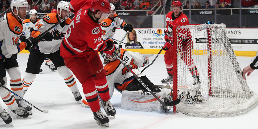 Phantoms Win Game 3 in Charlotte to Reclaim Series Lead