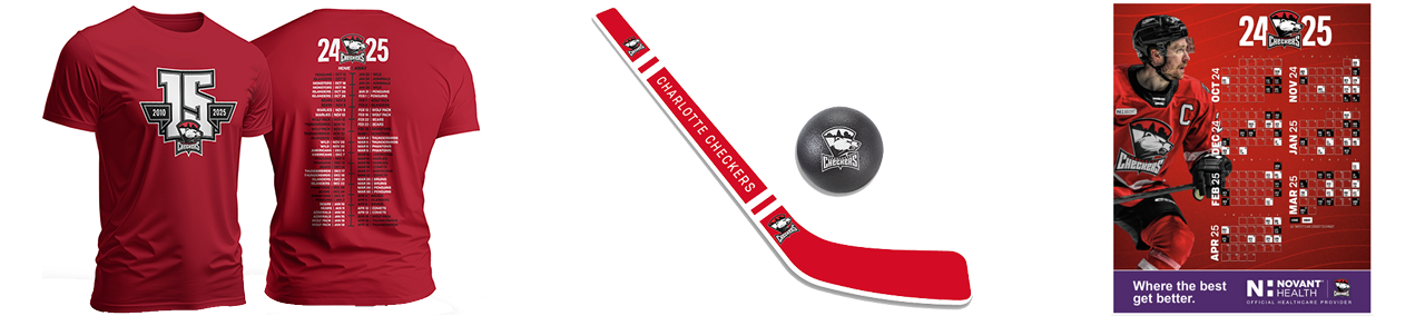 Charlotte Checkers Opening Weekend Items