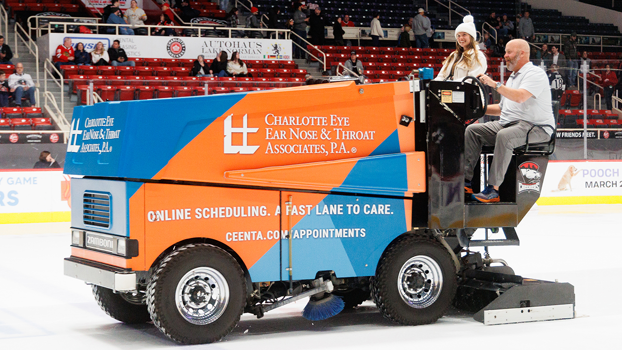Charlotte Checkers Zamboni Rides