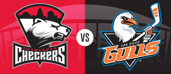 Charlotte Checkers vs. San Diego Gulls