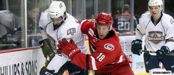 Charlotte Checkers Oklahoma City Barons