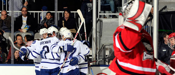 Charlotte Checkers at Toronto Marlies