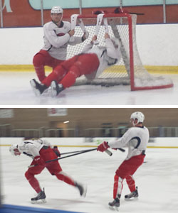 Charlotte Checkers practice