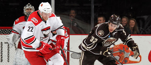 Checkers Take Down Bears 5-3 In Home Opener - Charlotte Checkers Hockey 