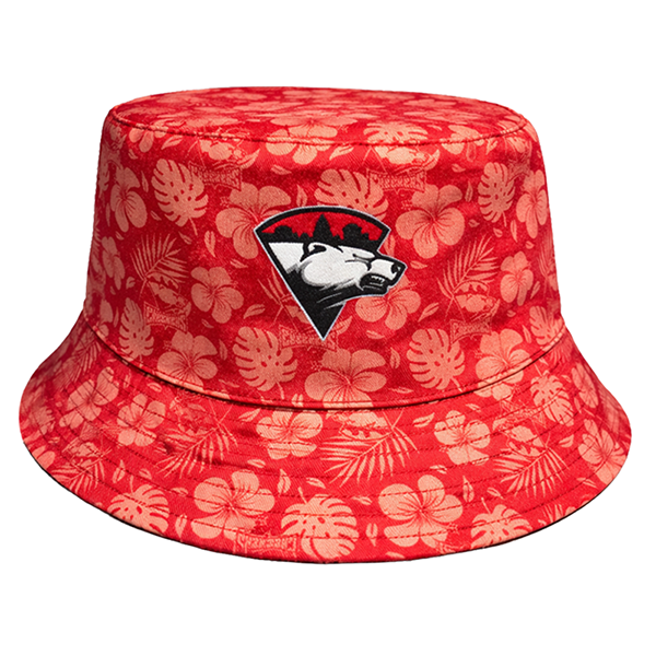 Charlotte Checkers floral bucket hat