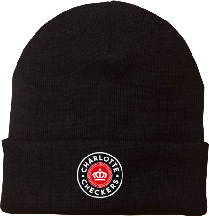 Charlotte Checkers Share the Warmth giveaway hat courtesty of Piedmont Natural Gas