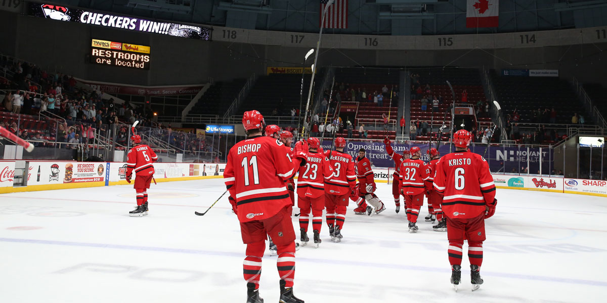 Checkers Set Franchise Record with Seventh Straight Win